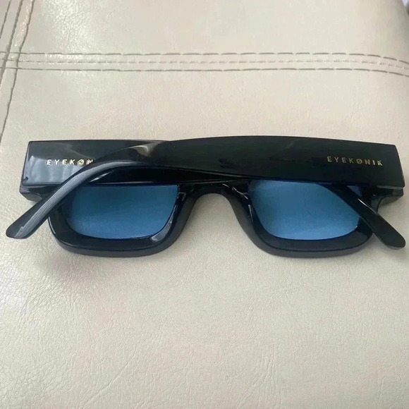 EYEKONIC Blue Tinted Sembo Acetate Ocean Unisex UV protection Sunglasses main image 10